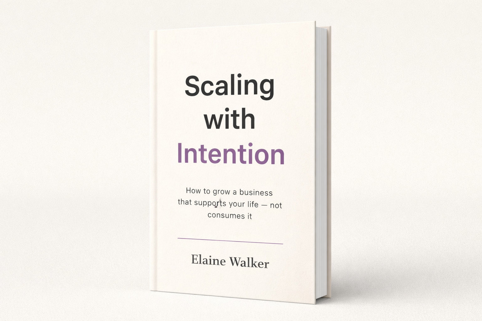 Scaling with intention mockup